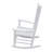 White Wooden Porch Rocker Chair - Outdoor Rocking Chair-514298610