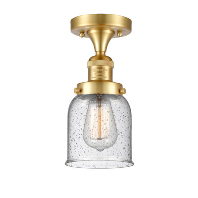 Plafonnier semi-encastré 5 po 1 lumières simple bell Norberto