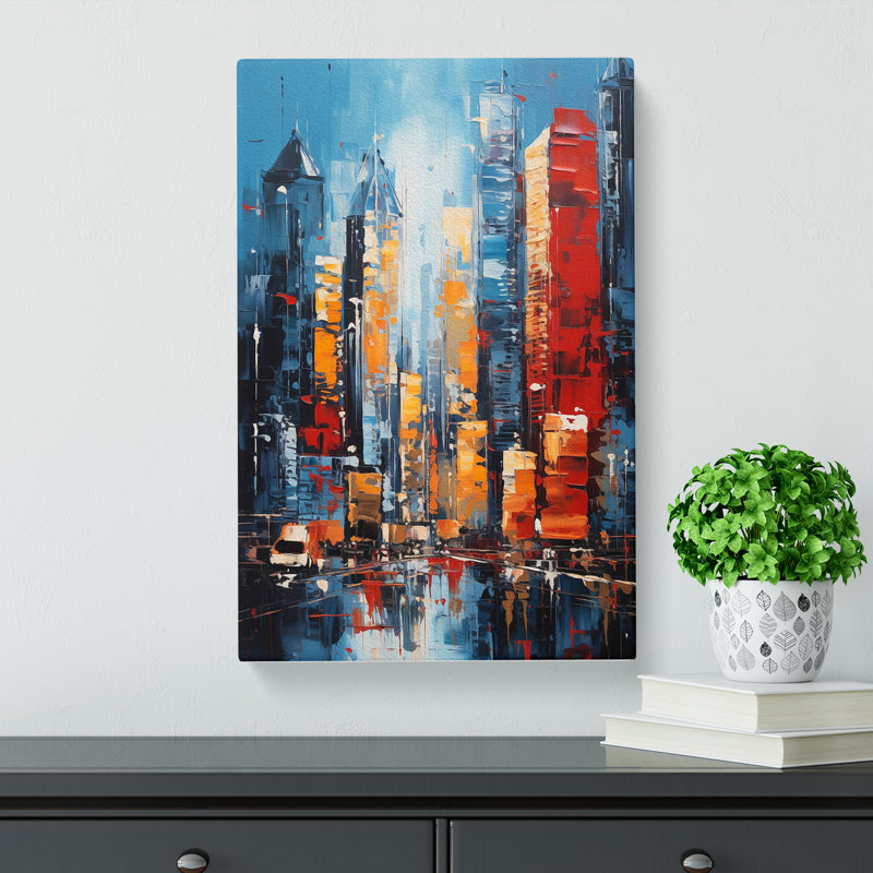 Skyline Expressionism - Print, 50cm H x 35cm W x 3cm D