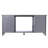 Clubmoss TV Stand for TVs up to 55" with Electric Fireplace Included
