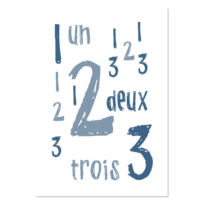 Impression sur papier français, H 40 po x l 28 po x P 1 po, Papier