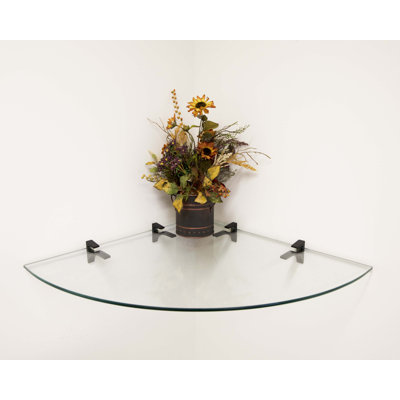 Glass Corner Shelf