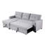 Canapé modulaire rembourré avec méridienne-1349070775
