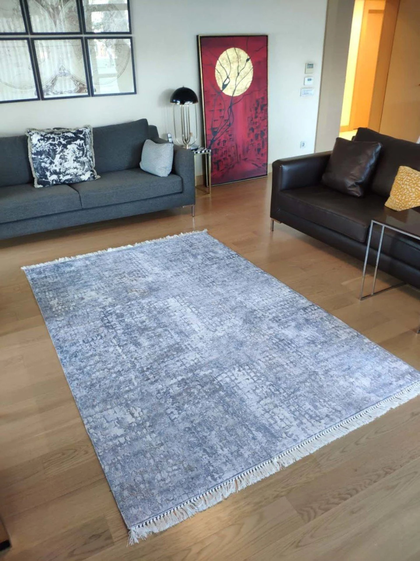 Union Rustic Lao Area Rug with Non-Slip Backing | Wayfair