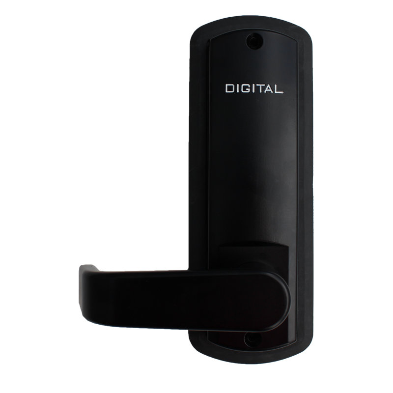 Keyless Entry Door Lever, Jet Black/Marine Grade