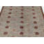 Tapis beige et brun en laine noué à la main 5 pi x 6,5 pi