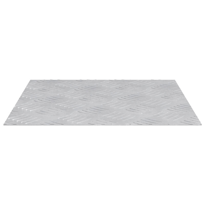 Silver Aluminium 0.3 Cm Stair Treads Rectangular, Square 40cm, 2