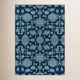Adrienne Indoor/Outdoor Power Loom Polypropylene Area Rug in Blue