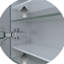 60 In. X 30 H Silver Aluminum Medicine Cabinet With High - Density Water Led, Fog Functionality Led Strips, Function