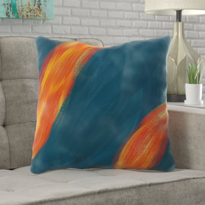 Coussin décoratif à peinture