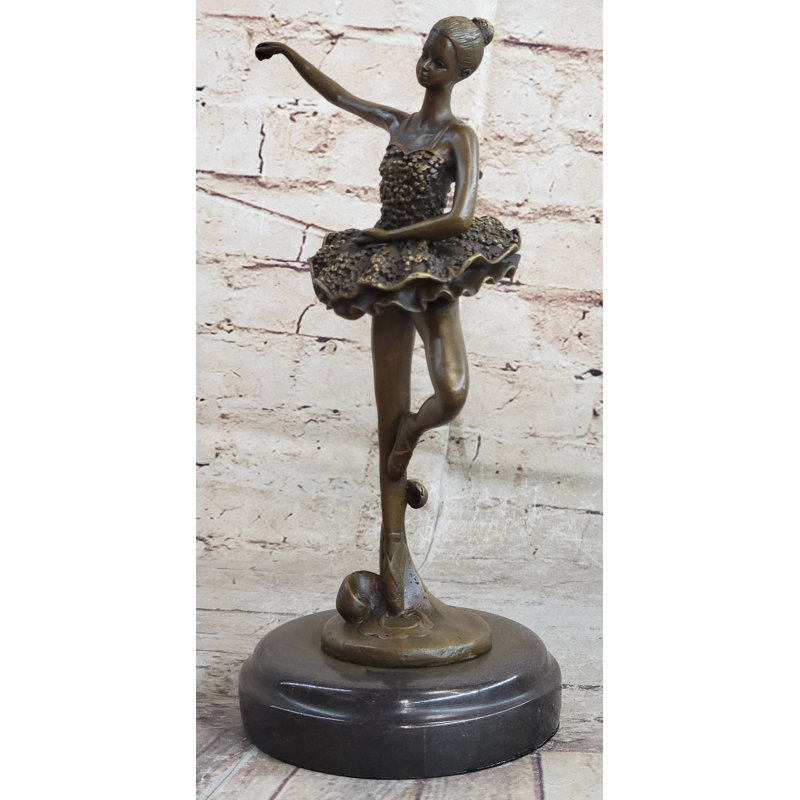 Art déco, enfant mignon, ballerine et bronze