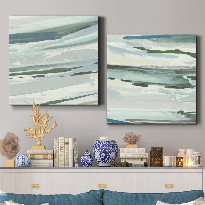 Upstate I - 2 Piece Print, 10" H x 20" W x 1" D, Wrapped Canvas