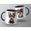 Three Adorable Watercolor Puppies 11oz Coffee Mug-161375391-161375362