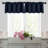 Rod Pocket Light Blocking Kitchen Valances for Window, 1 Panel-784788332-784788320
