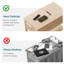 Table d'appoint de 60 cm avec rangement et station de recharge