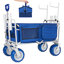 Outdoor Beach Wagon Cart With Chair Racks And Fishing Rod Holders