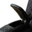 Fauteuil inclinable modulaire en cuir noir-1348604307