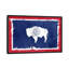 «Wyoming Fresh Paint State Flag» par iCanvas - impression sur toile tendue-51009166-51009167-130577836