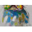 Hand -painted acrylic painting The Colorful Dog