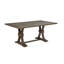 Ensemble de salle à manger de style traditionnel avec chaises d'appoint capitonnées-365672471
