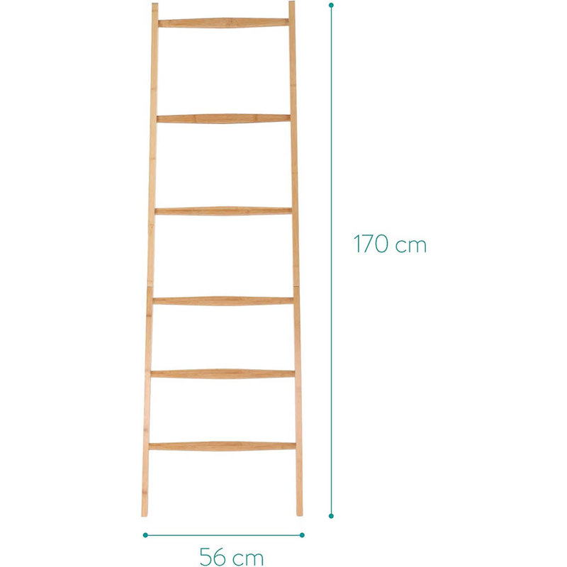 56 cm L Freestanding Towel Stand, Light Brown