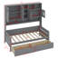  Lit de jour en bois Chaille avec 2 tiroirs, armoire et tablette tout-en-un-104371091-104371090