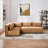 Brackely Modular Velvet 3-Piece Sectional-91073934