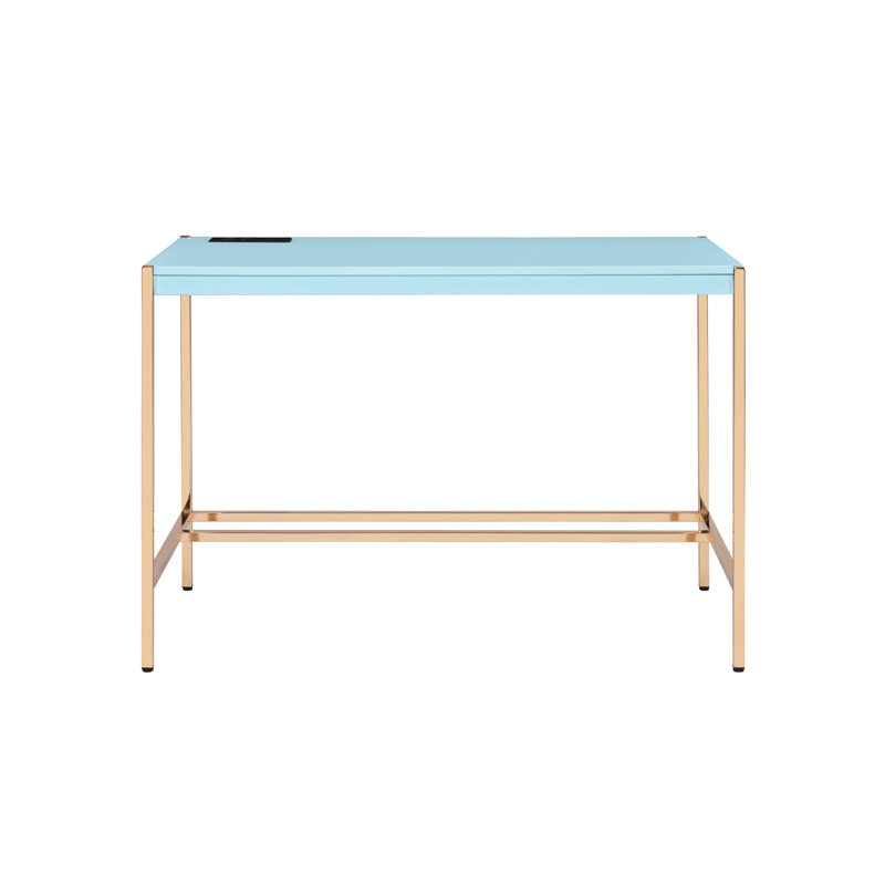 Bureau d'écriture Midriaks Baby, Bleu foncé / doré