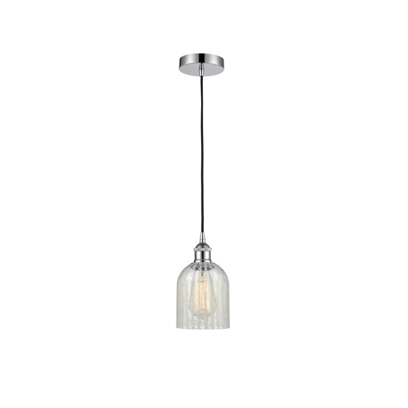 Reiko 1 - Light Single Pendant, Clear, Polished Chrome