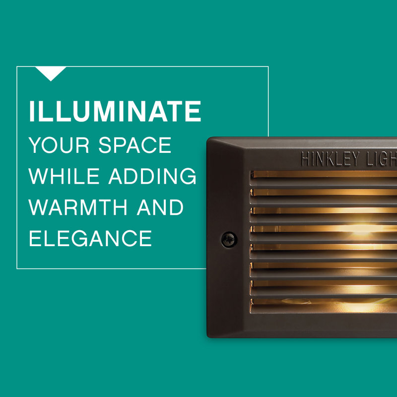Bronze LED Outdoor Pathway Step Light