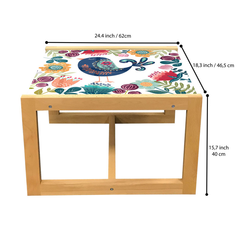Jahleya Sled Coffee Table, 62cm H x 46cm W x 40cm D