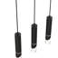 Luminaire suspendu linéaire cylindrique à 4 lumières pour îlot de cuisine à DEL