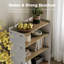 85.3cm H x 61.6cm W Metal Bookcase