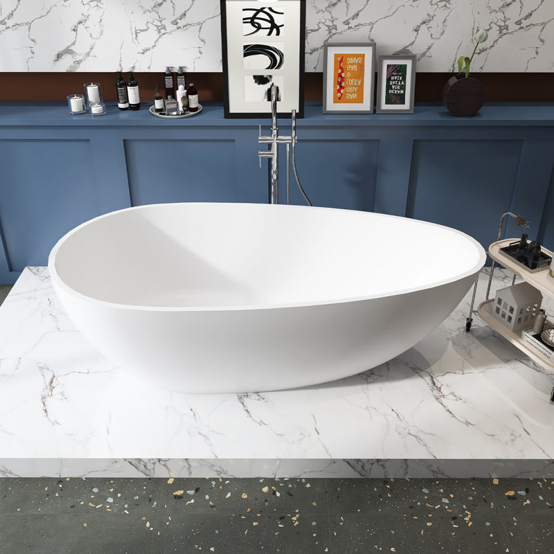 Baignoire de trempage autoportante 67 po