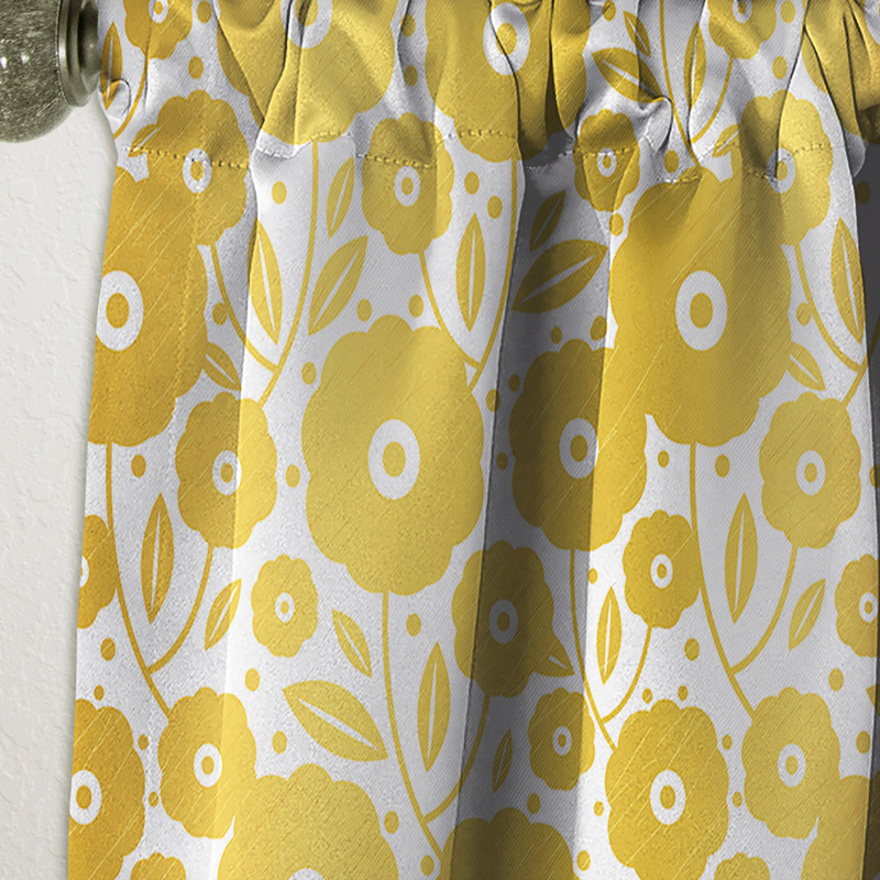 Rideau en lin / polyester, L 52 po x L 84 po