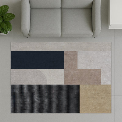 Geometric Shapes Area Rug