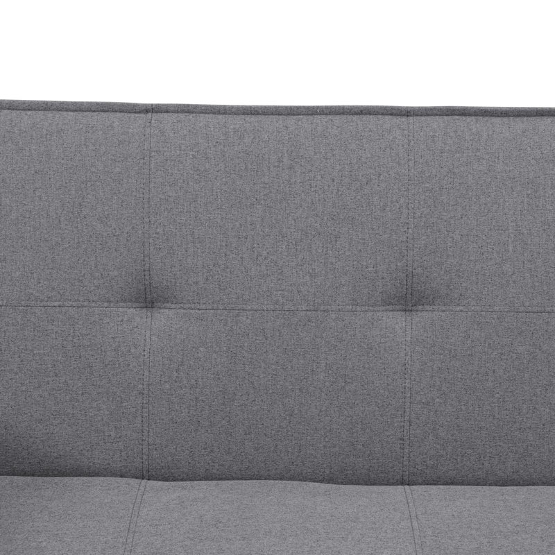80'' Grey Sleeper Futon Sofa Bed Set
