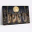 Femmes en robes tenant des orbes lumineuses sous une toile murale d'Halloween-53627667