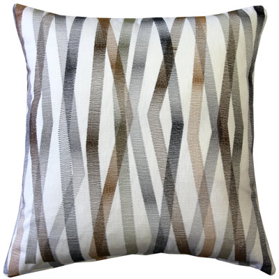 Wandering Linen Reversible Throw Pillow