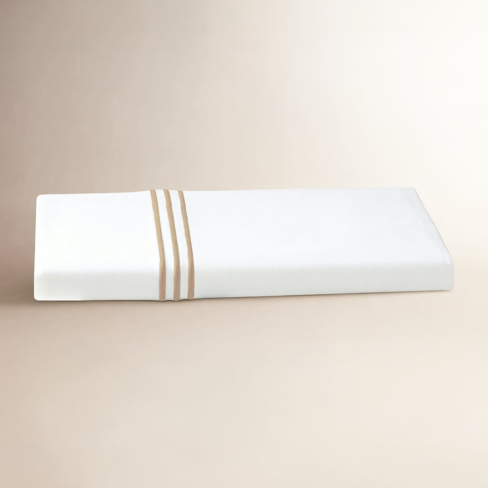 Ravana Cotton Blend Percale Flat Sheet, Full/Queen Flat Sheet, Mink