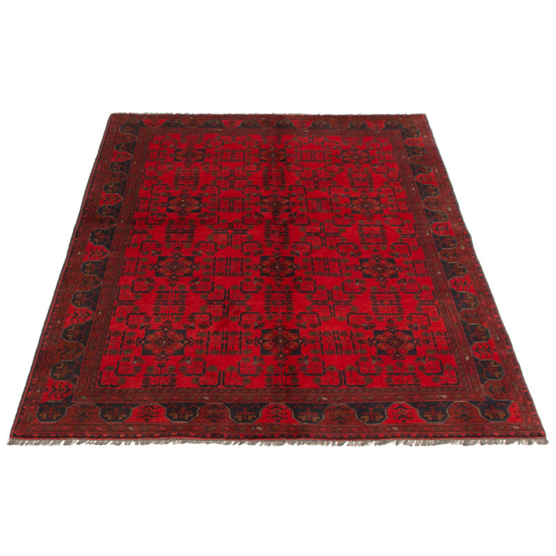Tapis rouge 5 pi 7 po x 7 pi 9 po Finest Khal Mohammadi