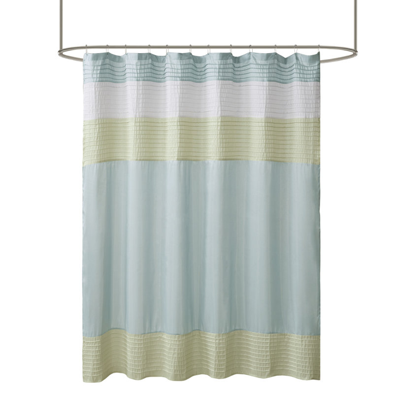 Rideau de douche Amherst, H 72 po x l 72 po, Vert