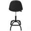 Tabouret de bar pivotant à 360 ° à hauteur réglable avec dossier haut, tabouret de comptoir moderne pour bar, magasin, cuisine