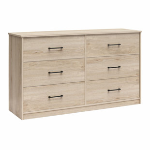 Brez 136cm W 6 - Drawer Chest of Drawers