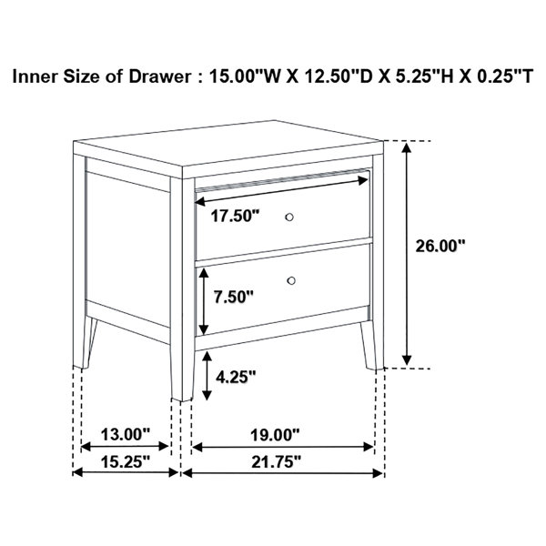 Dimensions du produit