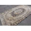 Tapis turc rétro Oushak pour le salon - Tapis oriental antique fabriqué à la main biologique