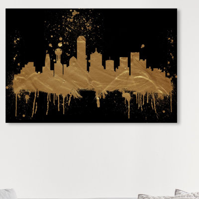 « dallas horizon », peinture sur toile
