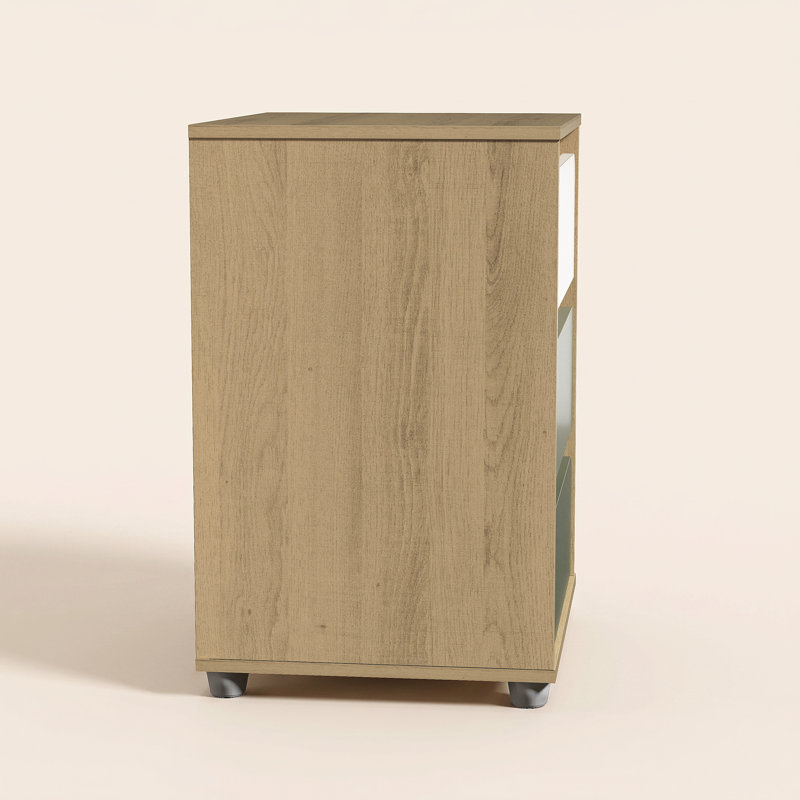 Ensemble de chambre à coucher 2 pièces Costa Modern Contemporary, 2 Pcs: Nightstand; Chest
