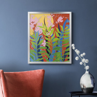 «Bold Bright & Wild II», reproduction encadrée de qualité supérieure - prête à être accrochée