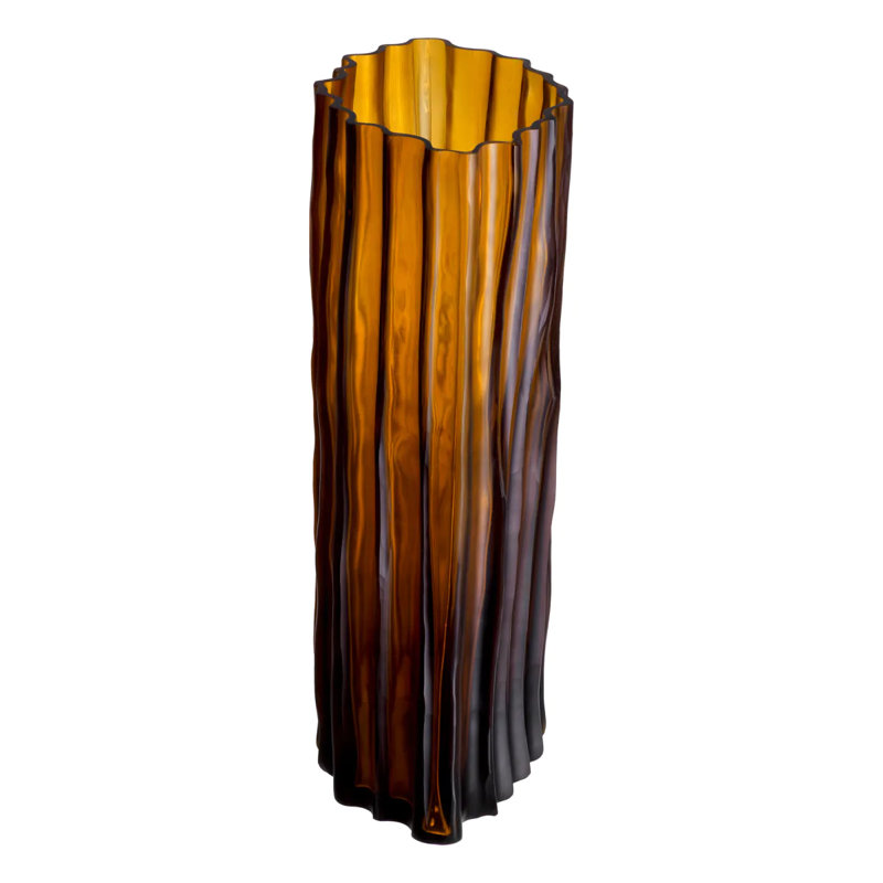Glass Table Vase, overall height- 13.98"
